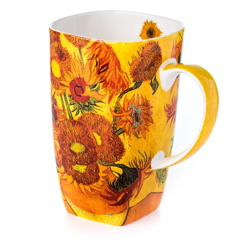 Stackable acrylic drinking cups-Van Gogh Sunflowers Grande Mug