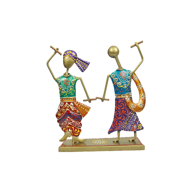 Sleek metal wall planters-AO IRON PRINTED DANDIYA