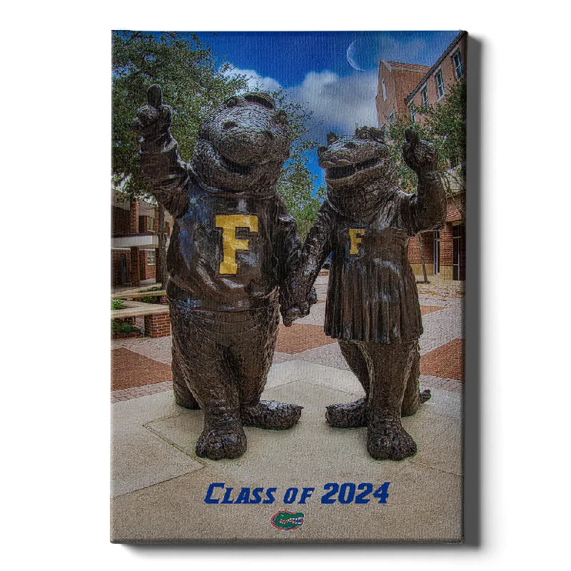 Minimalist glass wall lanterns-Florida Gators - Albert and Alberta Class of 2024