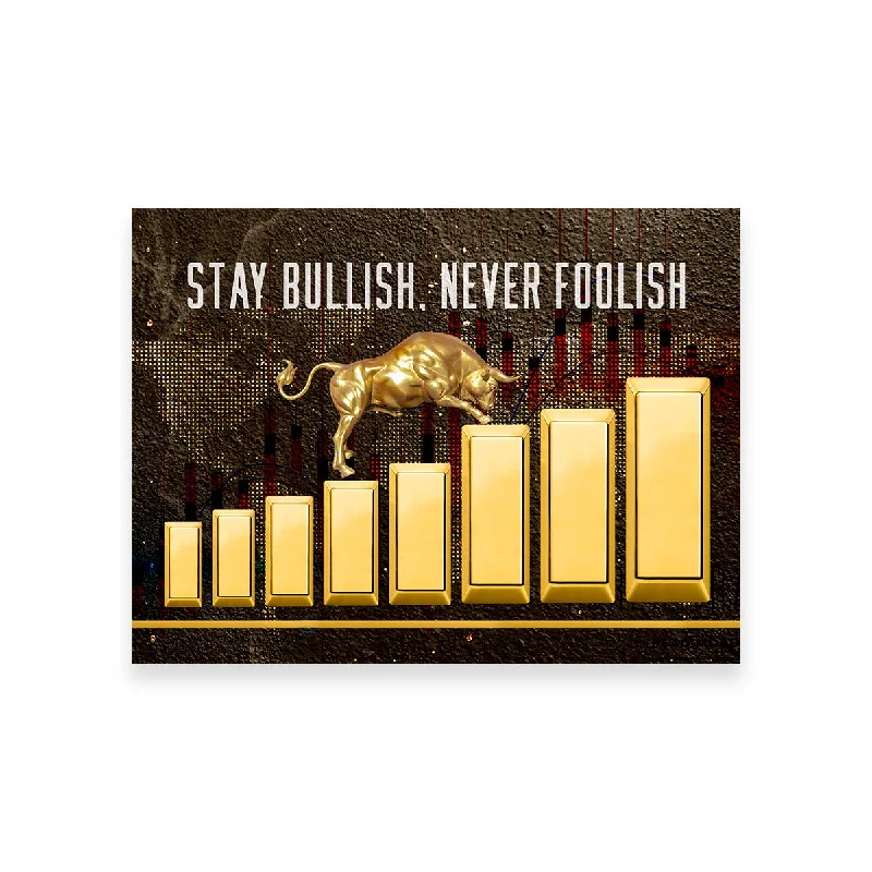 Elegant silver table coasters-Gold Bull Design