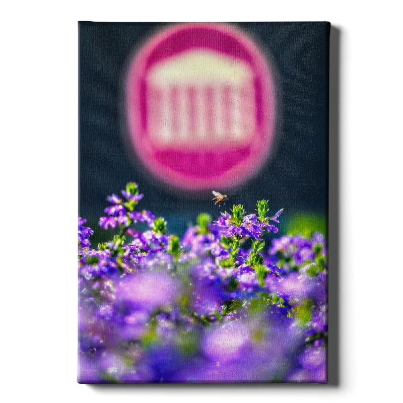 Minimalist glass wall lanterns-Ole Miss Rebels - Ole Miss Honey Bee