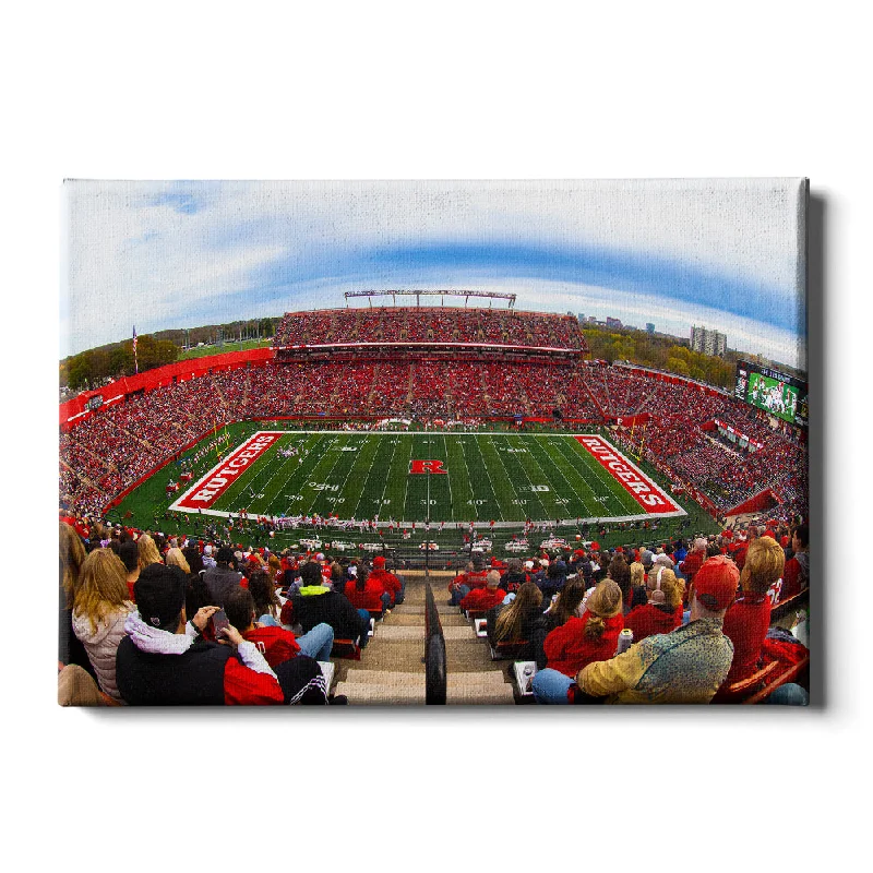 Cute cat-themed figurines-Rutgers Scarlet Knights - Bird's Eye View of SHI Stadium