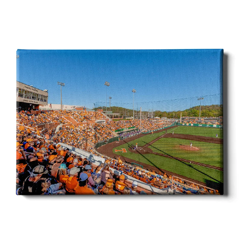 Sleek circular wall clocks-Tennessee Volunteers - Lindsey Nelson Stadium Batter Up