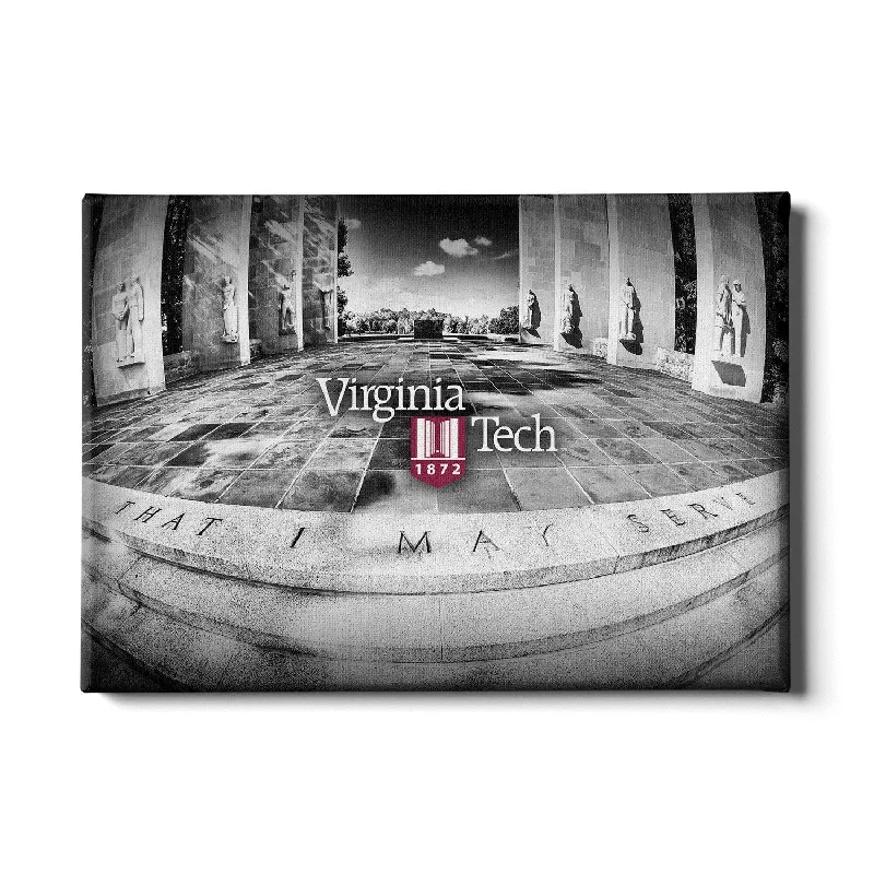 Sleek abstract wall prints-Virginia Tech Hokies - War Memorial