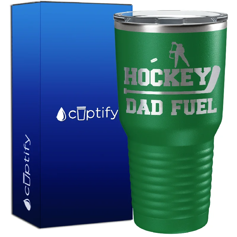 Vintage enamel coffee cups-Hockey Dad Fuel 30oz Hockey Tumbler